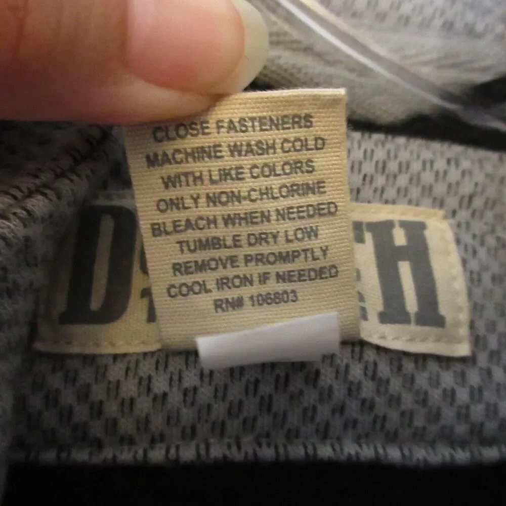 Duluth Trading Co Vest Men Large Gray Fleece Chest Pocket‎ Outdoor Camp Casual